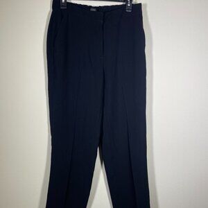 J crew Women's Black Slit Cuff Ankle Pants Size: 10 Career Business!